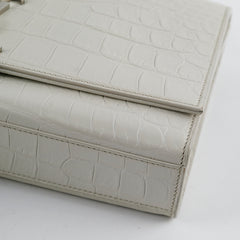 Saint Laurent Medium Kate Tassel Light Grey