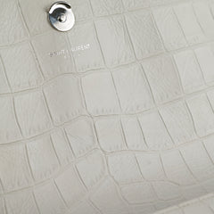 Saint Laurent Medium Kate Tassel Light Grey