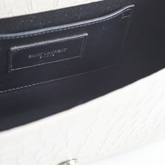 Saint Laurent Medium Kate Tassel Light Grey