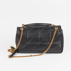 Saint Laurent Medium Lambskin Patchwork Chain Bag