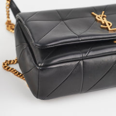 Saint Laurent Medium Lambskin Patchwork Chain Bag
