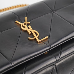 Saint Laurent Medium Lambskin Patchwork Chain Bag