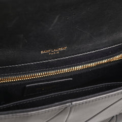Saint Laurent Medium Lambskin Patchwork Chain Bag