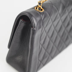 Chanel Diana Lambskin Black Medium