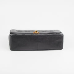 Chanel Diana Lambskin Black Medium