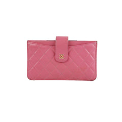 Chanel Pink Caviar Wallet Pouch