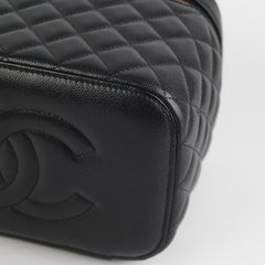 Chanel Vanity Caviar Black