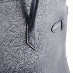 Hermes Birkin 35 Navy Blue T Stamp (2015)