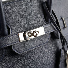 Hermes Birkin 35 Navy Blue T Stamp (2015)