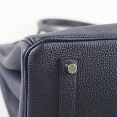 Hermes Birkin 35 Navy Blue T Stamp (2015)