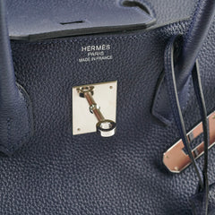 Hermes Birkin 35 Navy Blue T Stamp (2015)