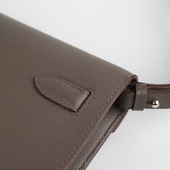 Hermes Pochette Kelly Depeches 25 Gris Etain