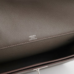 Hermes Pochette Kelly Depeches 25 Gris Etain