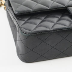 Chanel Classic Lambskin M/L Medium/Large Flap Black