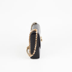 Hermes Verrou Chaine Mini Noir