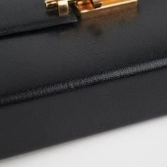 Hermes Verrou Chaine Mini Noir