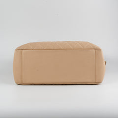 Chanel Caviar Grand Shopping Tote Beige