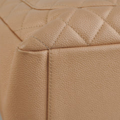 Chanel Caviar Grand Shopping Tote Beige