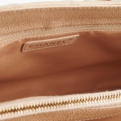 Chanel Caviar Grand Shopping Tote Beige