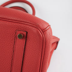 Hermes Birkin 35 Clemence Rose Lipstick- Stamp O 2011