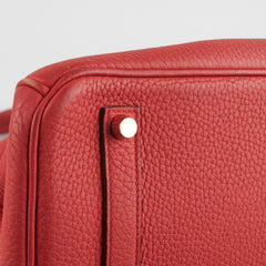 Hermes Birkin 35 Clemence Rose Lipstick- Stamp O 2011