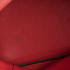 Hermes Birkin 35 Clemence Rose Lipstick- Stamp O 2011