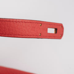 Hermes Birkin 35 Clemence Rose Lipstick- Stamp O 2011