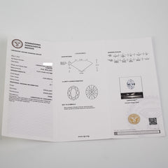 4.05 Labgrown Oval Diamond Ring