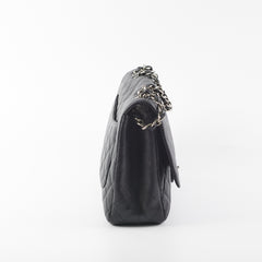 Chanel Jumbo Classic Single Flap Black Caviar Bag