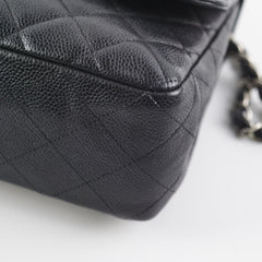 Chanel Jumbo Classic Single Flap Black Caviar Bag