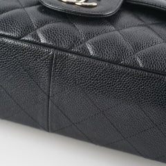 Chanel Jumbo Classic Single Flap Black Caviar Bag
