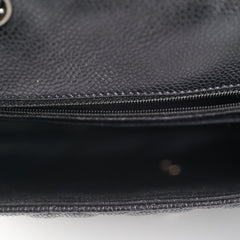 Chanel Jumbo Classic Single Flap Black Caviar Bag