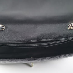 Chanel Jumbo Classic Single Flap Black Caviar Bag