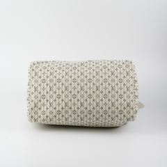 Louis Vuitton Speedy 30 White Denim Monogram Bag