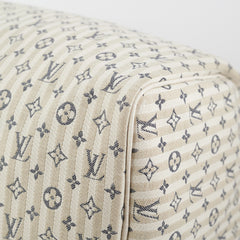 Louis Vuitton Speedy 30 White Denim Monogram Bag