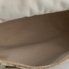 Louis Vuitton Speedy 30 White Denim Monogram Bag