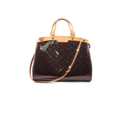 Louis Vuitton Brea MM Amarante Monogram Vernis Bag