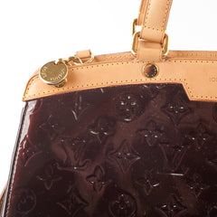 Louis Vuitton Brea MM Amarante Monogram Vernis Bag