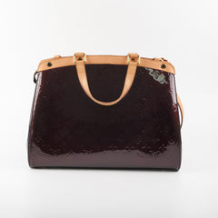 Louis Vuitton Brea MM Amarante Monogram Vernis Bag