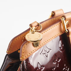 Louis Vuitton Brea MM Amarante Monogram Vernis Bag