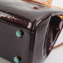 Louis Vuitton Brea MM Amarante Monogram Vernis Bag