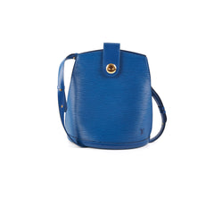 Louis Vuitton Cluny Epi Blue Shoulder Bag
