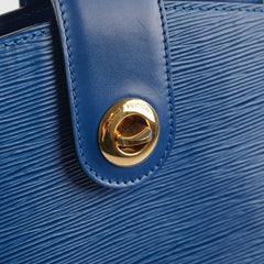 Louis Vuitton Cluny Epi Blue Shoulder Bag