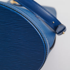 Louis Vuitton Cluny Epi Blue Shoulder Bag