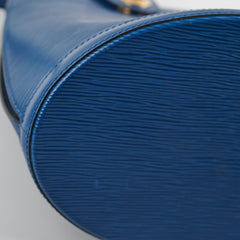 Louis Vuitton Cluny Epi Blue Shoulder Bag