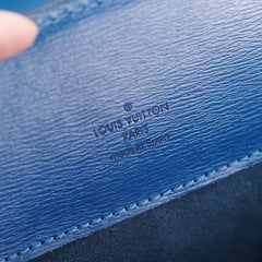 Louis Vuitton Cluny Epi Blue Shoulder Bag