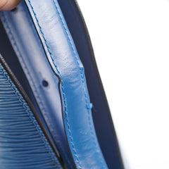 Louis Vuitton Cluny Epi Blue Shoulder Bag