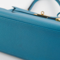 Hermes Kelly 28 Togo Izmir Blue Stamp R Square (2014)