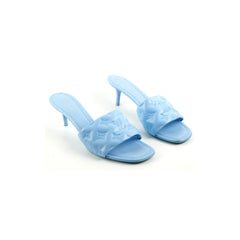 Louis Vuitton Revival Baby Blue Mules Size 41