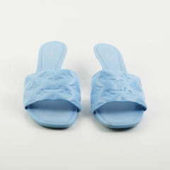 Louis Vuitton Revival Baby Blue Mules Size 41
